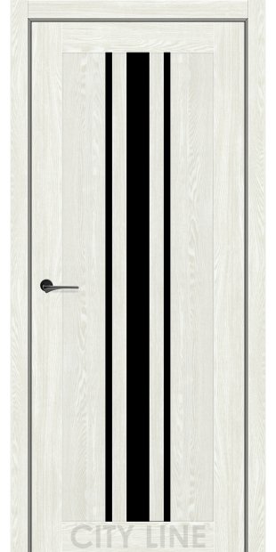 Межкомнатные двери CityLine Express ARDENA korfad-express-ardena-dub-angora-oscar-collection-s-cernym-steklom